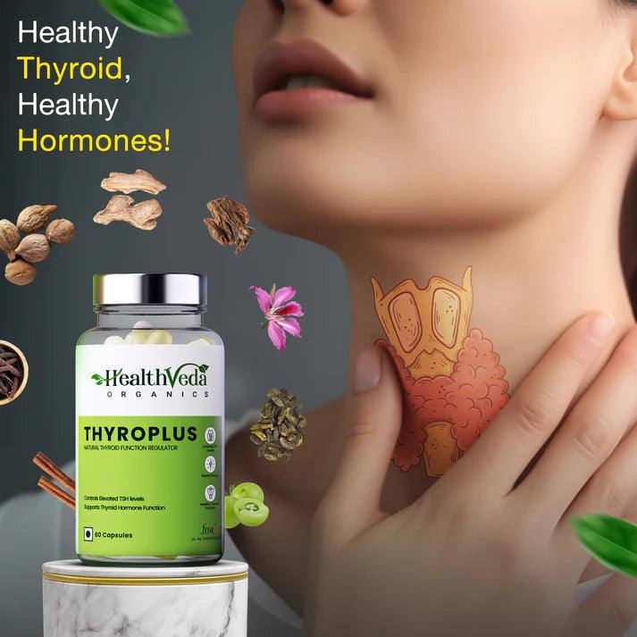 Health Veda Organics Thyroplus Veg Capsule - 60 Capsules