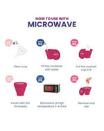 Gynocup Silicone Cup Menstrual Cup Sterilizer for Women