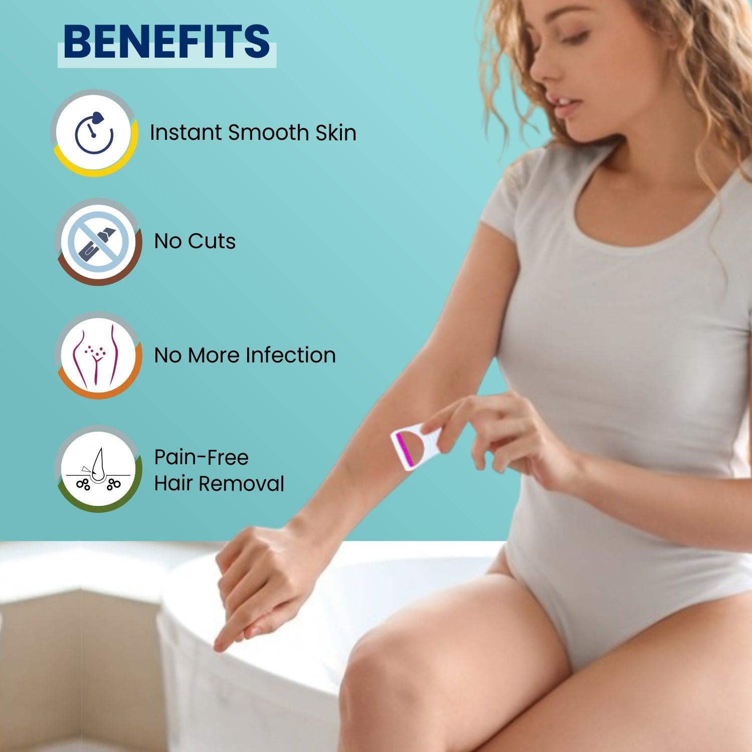 Gynocup Glossy Underarm Razor For Women (Set-5)