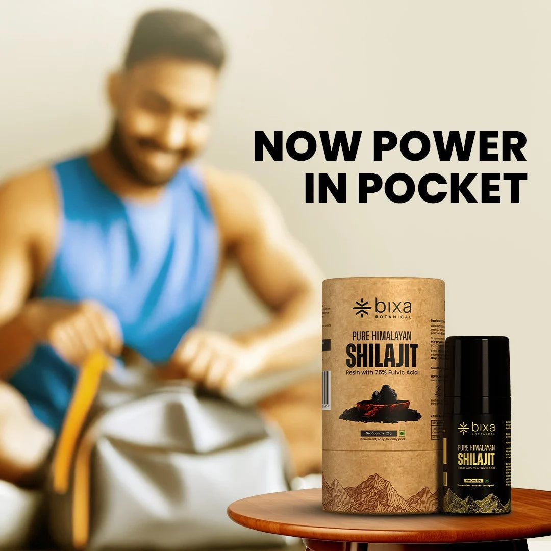 Bixa Botanical Pure Himalayan Shilajit Resin Pump (20g) | High-Potency 75% Fulvic Acid & Mess-Free Precision Dose Dispenser