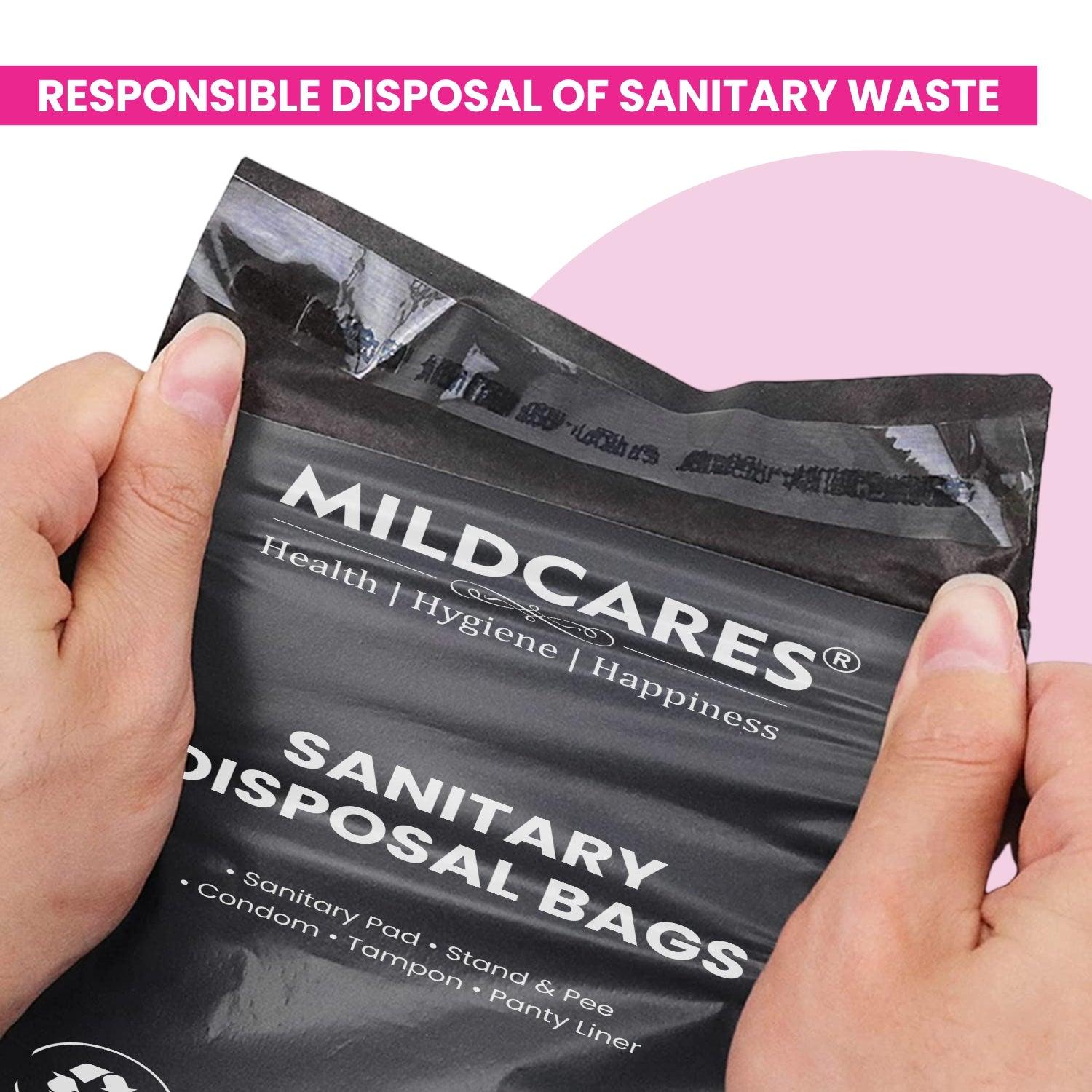 MildCares Sanitary Disposable Bags for Sanitary Pad Disposal