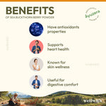 WellWith Sea Buckthorn Natural Dry Berry Powder (100g)