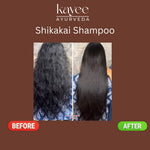 Kayee Ayurveda Shikakai Shampoo for Hair Growth & Hair Care | Herbal Ayurvedic Shampoo with Shikakai for Scalp Cleansing, Hair Nourishment, Strength, Smoothness, Softness & Natural-Looking Shine | 210 ml