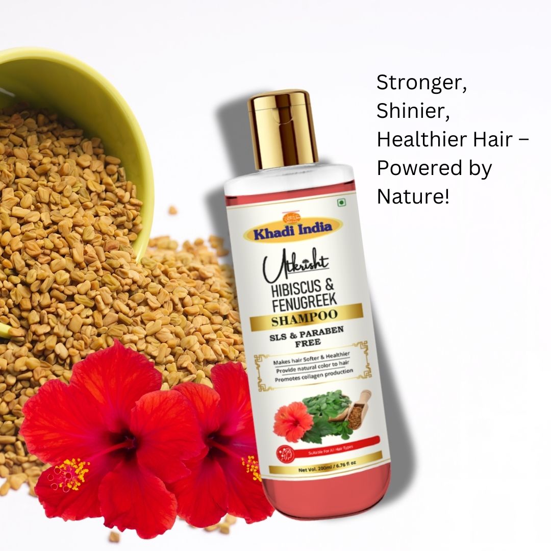 Utkrisht Khadi Hibiscus & Fenugreek Shampoo (200ml)
