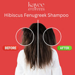 Kayee Ayurveda Hibiscus Fenugreek Shampoo for Hair Growth & Hair Fall Care | Herbal Shampoo with Hibiscus & Fenugreek for Scalp Cleansing, Hair Nourishment, Strength, Smoothness & Natural Shine | 210 ml