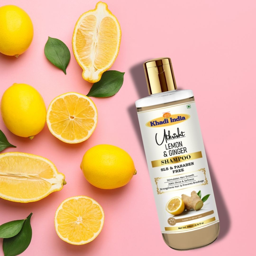 Utkrisht Khadi Lemon & Ginger Shampoo (200ml)