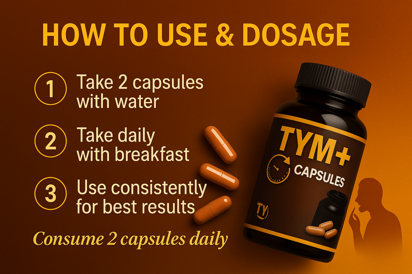 Rudra Mantra Tym Plus+ Capsules - 60 Capsules