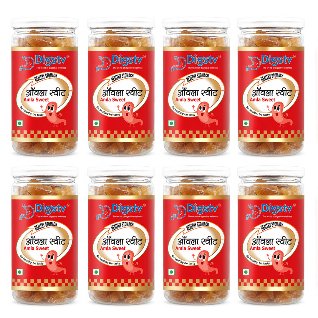 Amla Sweet Candy 100gm (Pack of 8 )– Sweet & Tangy Indian Gooseberry Snack Digestive Wellness.