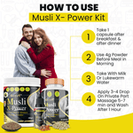 Divya Shree Musli X-Power Cap, Oil, and Prash Kit for Women & Men