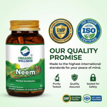 Organic Wellness Neem Capsules -  90 Capsules Bottle