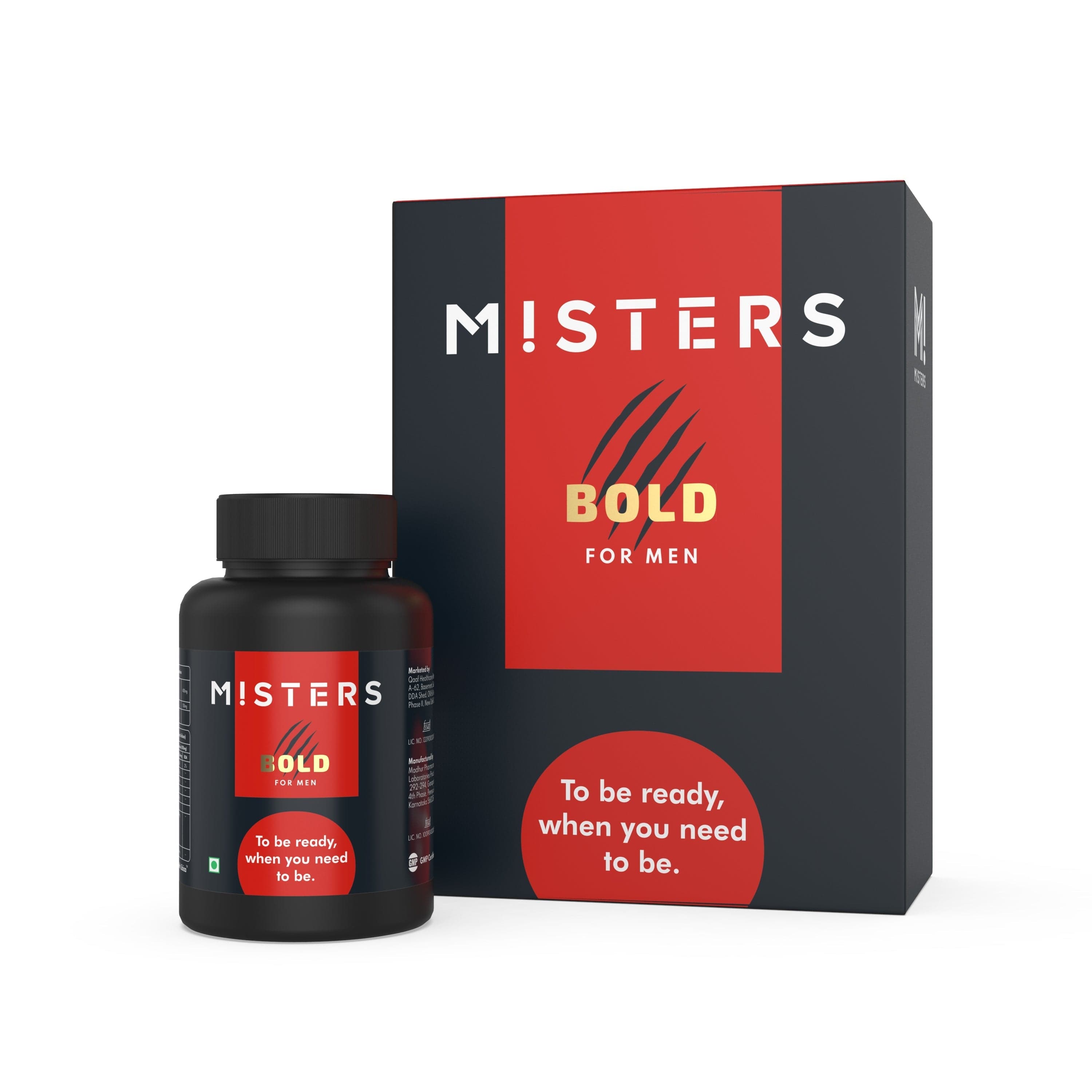 Misters Misters Bold for men | Men’s Wellness Supplement | 60 Capsules