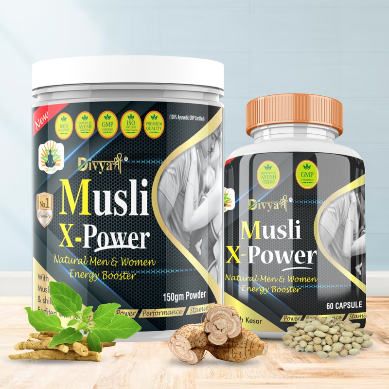 Divya shree Musli X-Power Capsule and Powder