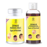 Zenius Psoriasis kit - 60 Tablets, 100ml Oil