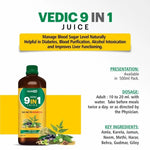 Healthally 9 in 1 Juice for Diabetes Control | Herbal Drink for Blood Sugar Support & Healthy Metabolism