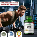 Simply Herbal Safed Musli 800mg Vegetarian Capsules - 90 Capules (Pack of 2 & 3)