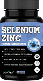 Adorreal Selenium 200 mcg Capsules (60 Capsules) | Powerful Antioxidant, Thyroid Function & Immune Support
