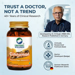 Organic Wellness Cinnamon Capsules -  90 Vegetarian Capsules