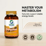 Organic Wellness Cinnamon Capsules -  90 Vegetarian Capsules