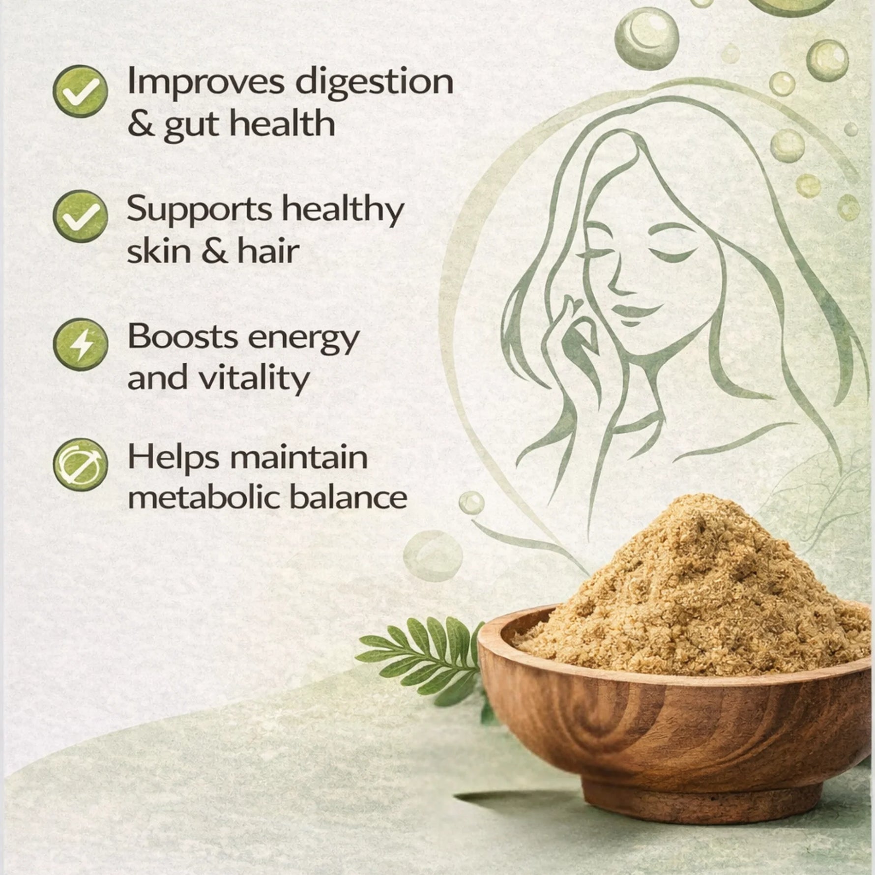 Pure Nutrition Natural Amla Powder – Indian Gooseberry Powder for Hair, Skin & Wellness Care – 100g
