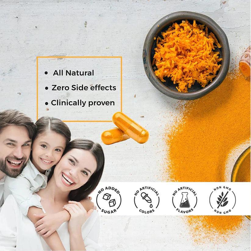 Zeroharm Holistic Curcumin Capsules 1350 mg - 90 Veg Capsules