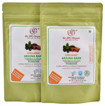 DR. JPG Organic Arjuna Bark Powder (228g) – 114g (Pack of 2) | For Heart Care, Cholesterol Management & Healthy Metabolism | 100% Certified Organic