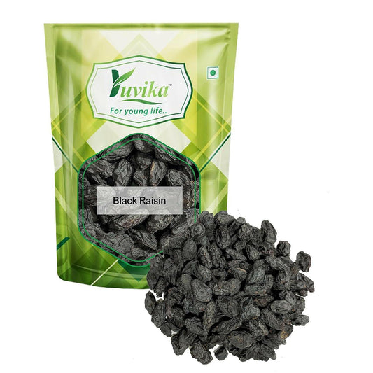 YUVIKA Premium Quality Black Raisins - Kali Kishmish