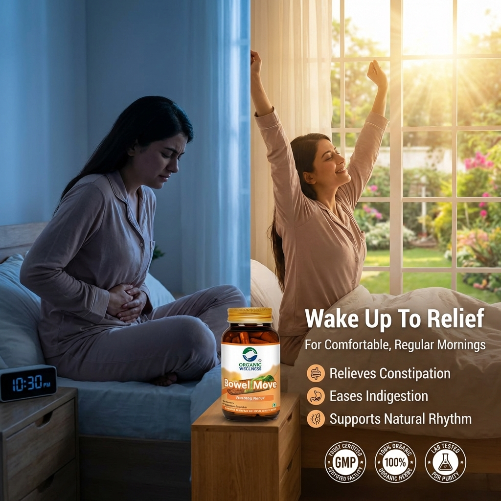 Organic Wellness Bowel-Move Capsules - 90 Capsules
