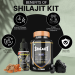 Divya Shree Shilajit Capsule & Musli X-Power Oil Performance Booster Kit For Men