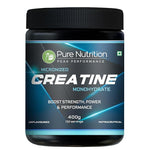 Pure Nutrition Micronised Creatine Monohydrate Powder, Pre/Post Workout Supplement, Instant Energy for Athletic Performance, Fast Recovery, Increased Muscle Mass, Unflavoured - 400gm