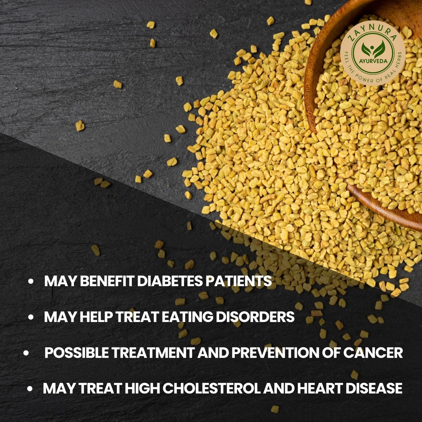Zaynura Ayurveda Methi (Fenugreek) Seeds