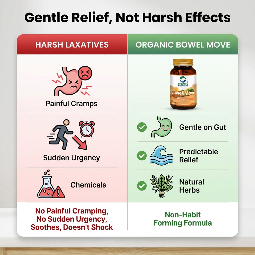 Organic Wellness Bowel-Move Capsules - 90 Capsules