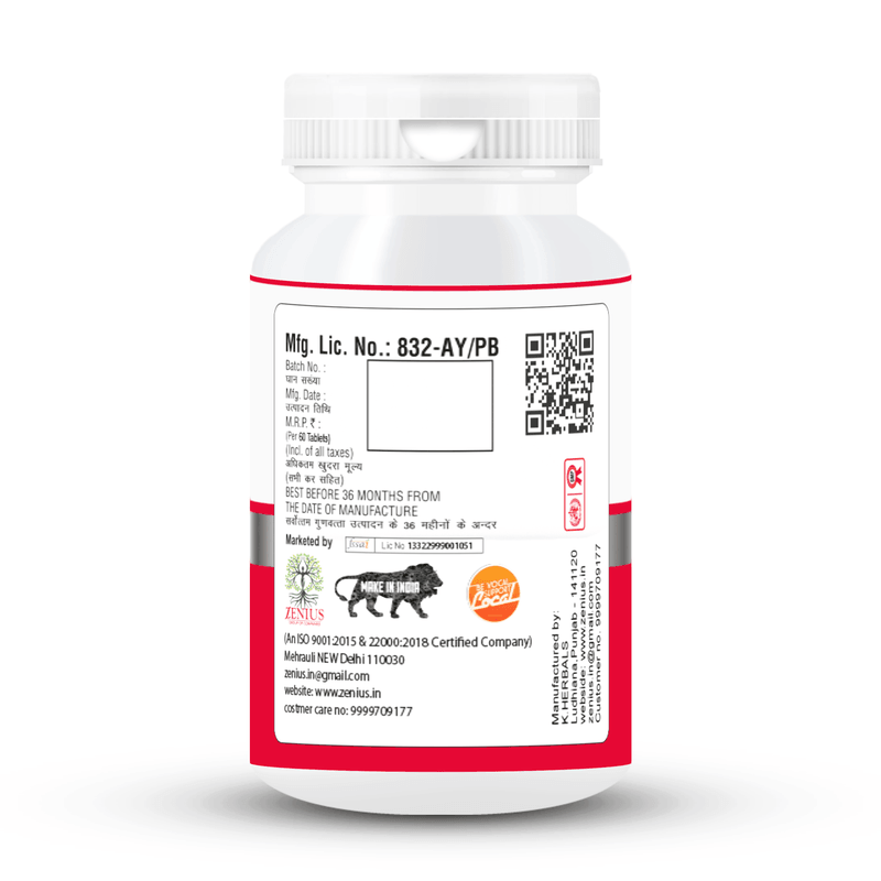 Zenius BP Care Tablets - 60 Tablets