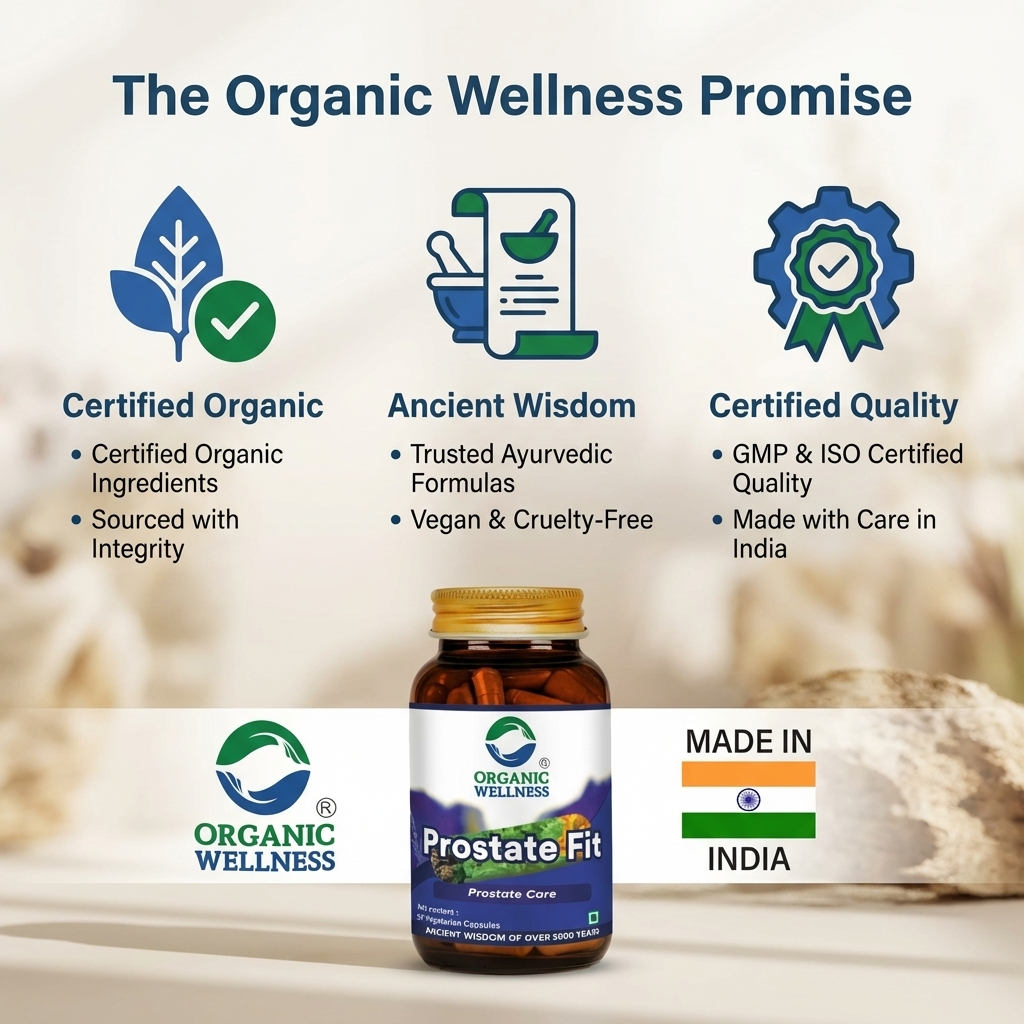 Organic Wellness Prostate-Fit Capsules - 90 Capsules