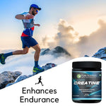 Pure Nutrition Micronised Creatine Monohydrate Powder, Pre/Post Workout Supplement, Instant Energy for Athletic Performance, Fast Recovery, Increased Muscle Mass, Unflavoured - 400gm