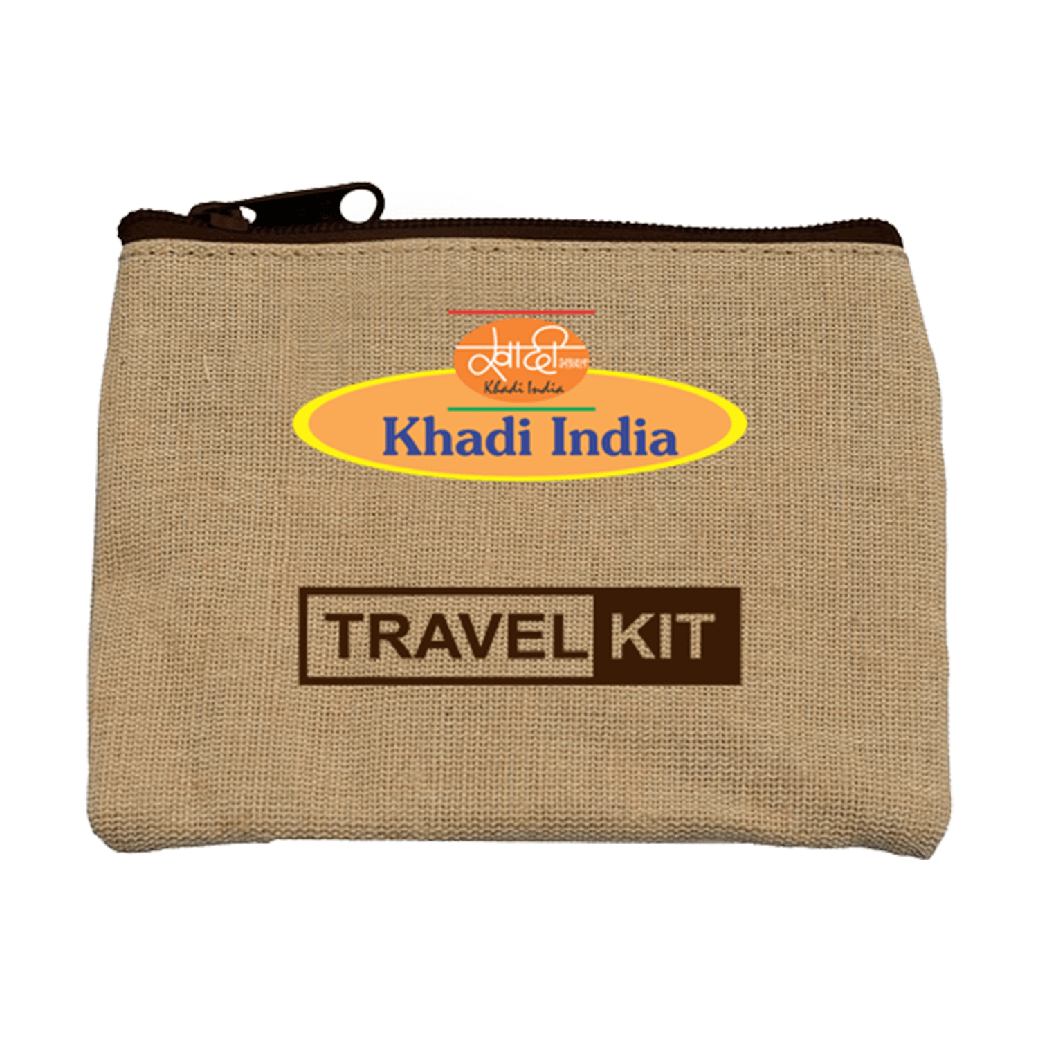 Khadi Care Herbal Travel Kit with Jute Bag - Essential Toiletries Set for Travel