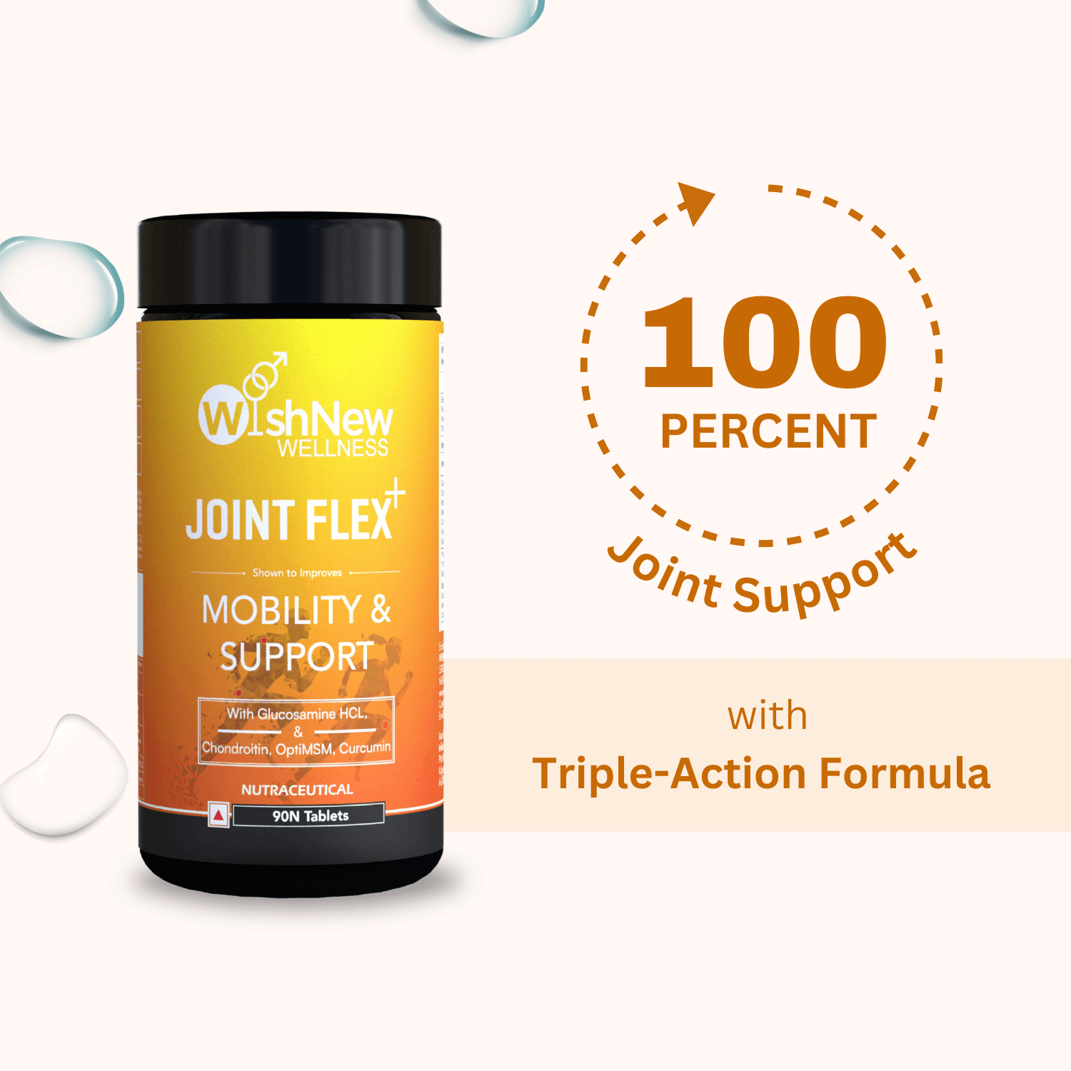 Wishnew Wellness Joint Flex Plus Tablet - 90 Tablets