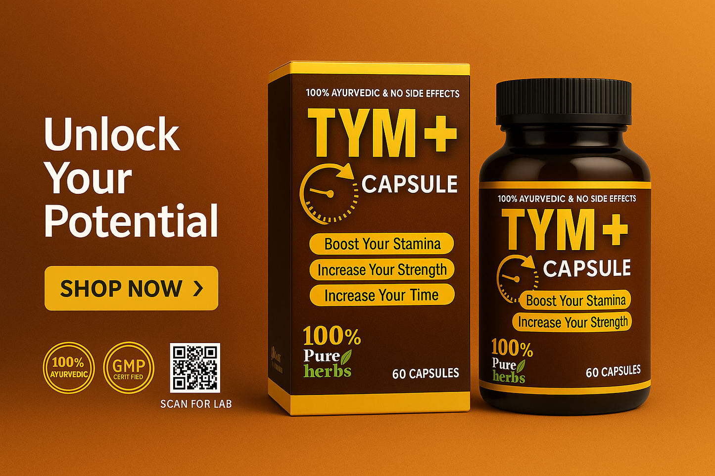 Rudra Mantra Tym Plus+ Capsules - 60 Capsules
