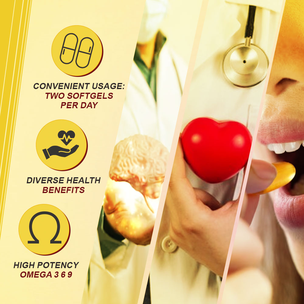 Healthaid Flaxseed 1000mg (Omega 3,6,9) Capsule - 60 Capsule