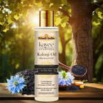 Kayee Ayurveda Kalonji Oil for Skin & Hair | Natural Black Seed Oil for Hair & Scalp Nourishment, Dry Skin Moisturization, Hair Conditioning, Smoothness & Healthy-Looking Natural Shine | 100 ml