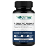 Vitalmins Ashwagandha Shoden Capsules | High-Potency Stress Relief, Anxiety Support, Sleep & Daily Vitality - 60 Capsules