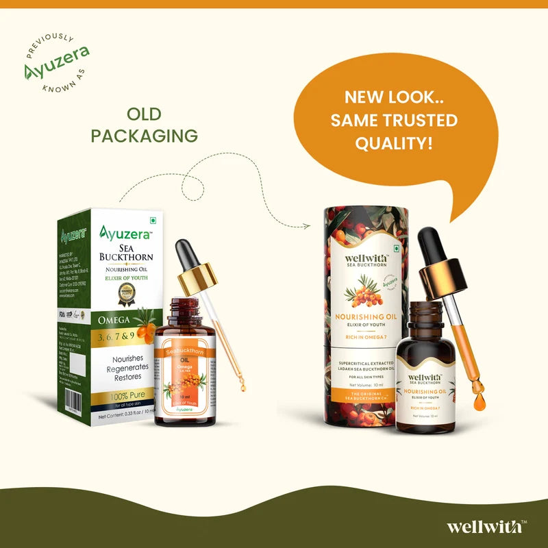 WellWith Sea Buckthorn Nourishing Oil (10ml)