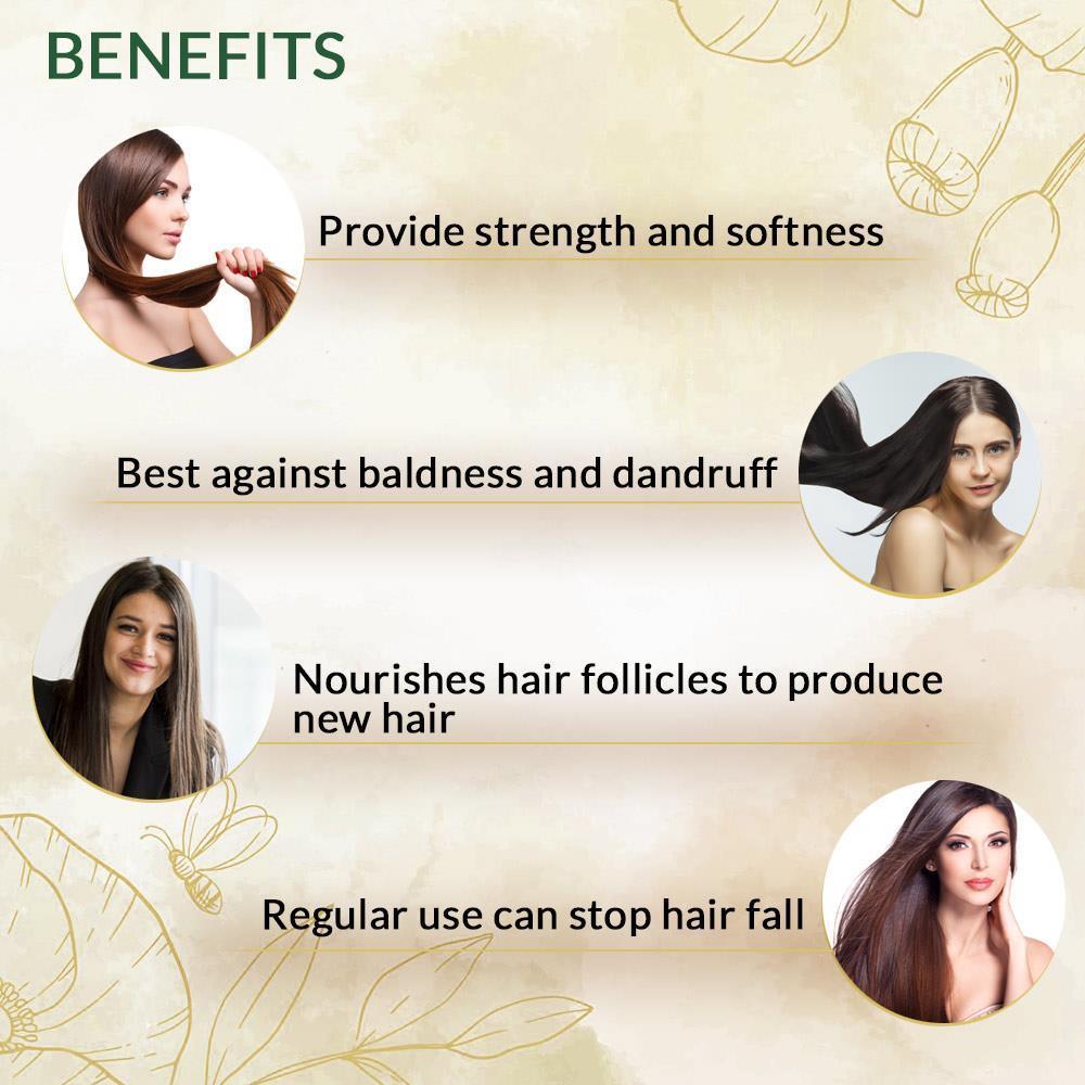 Deemark Kesh Power Ayurvedic Hair Oil Hair Fall Control & Regrowth (120 ml)