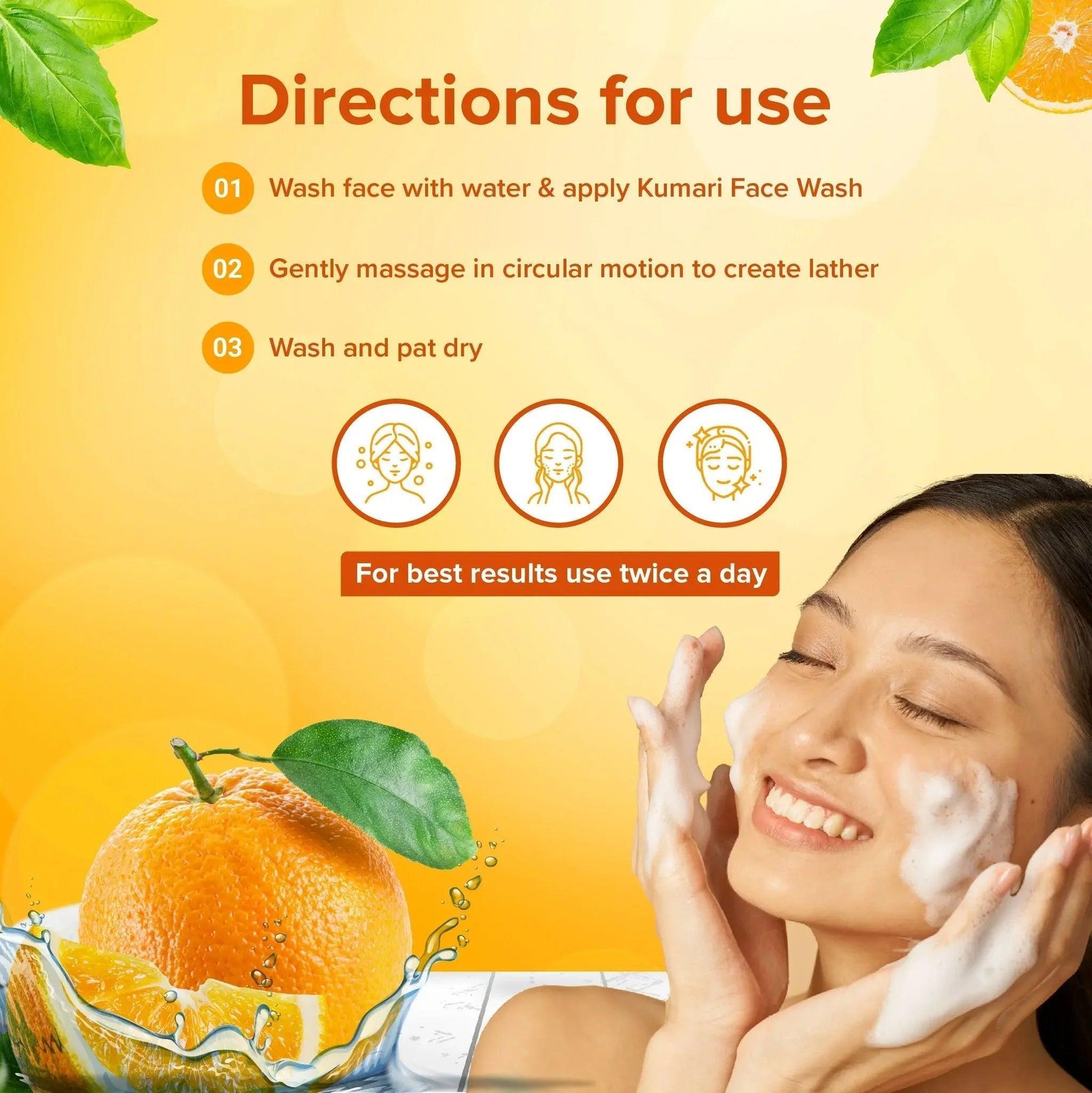 Sri Sri Tattva Orange Face Wash - Pack of 2