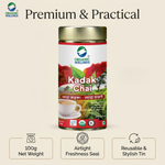Organic Wellness Kadak Chai - CTC | Extra Strong Assam Tea | Black Tea | Kadak Chai Patti | Loose Tea - 100 gm Tin Pack
