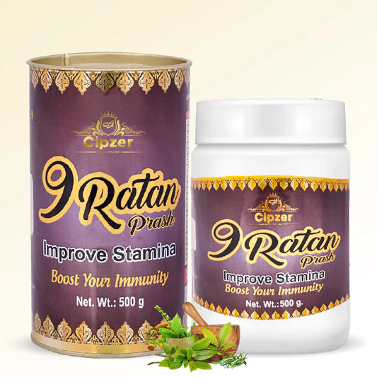 Cipzer 9 Ratan Prash 500g | Boost Immunity, Energy, Strength & Vitality | Complete Herbal Tonic