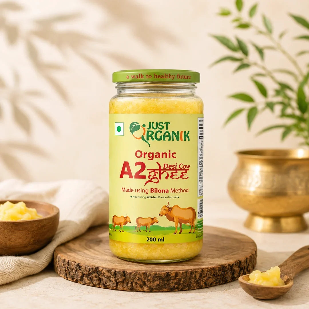Just Organik Cow Desi Ghee (A2)-200ML