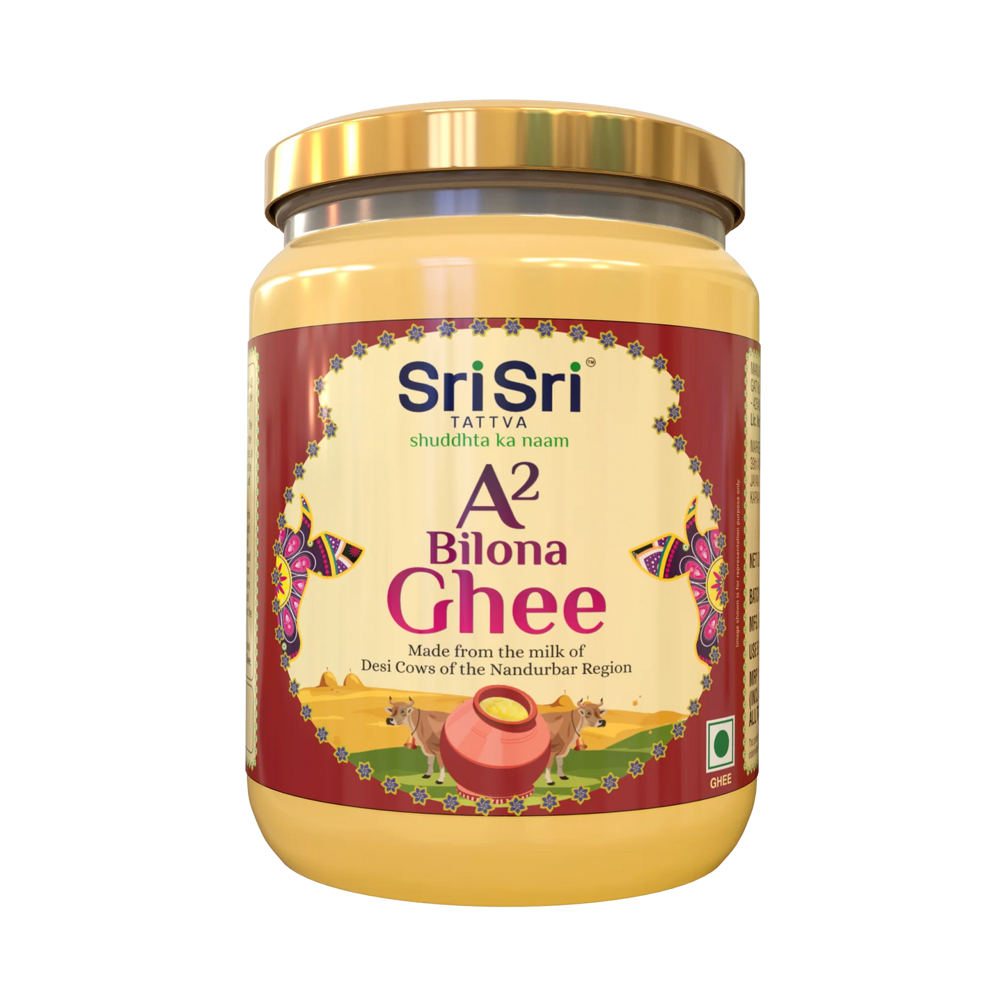 Sri Sri Tattva A2 Bilona Ghee, 500 ml