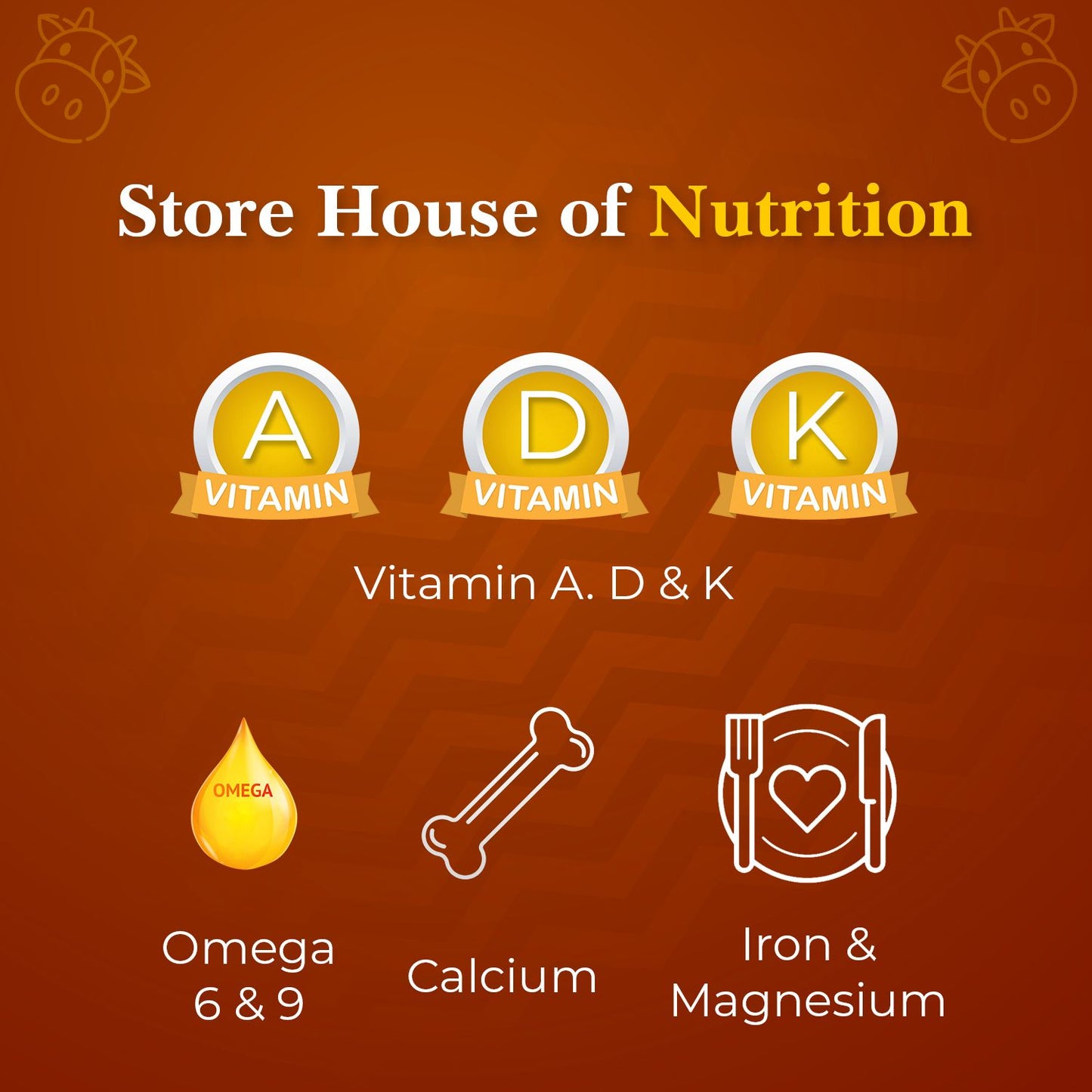 Vanalaya A2 Desi Cow Ghee from A2 Milk Prepared by Traditional Bilona Method - 500ml