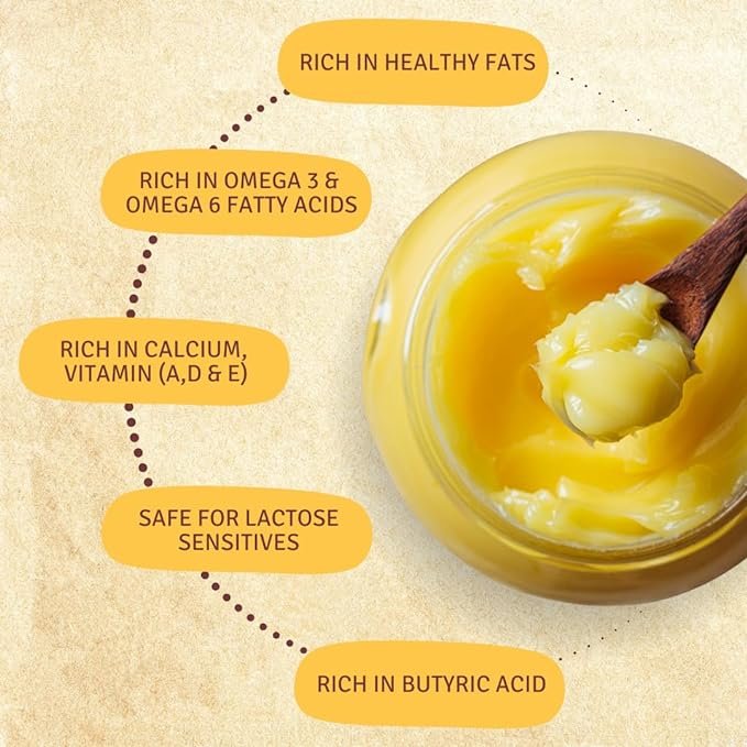 Just Organik Cow Desi Ghee (A2)-200ML
