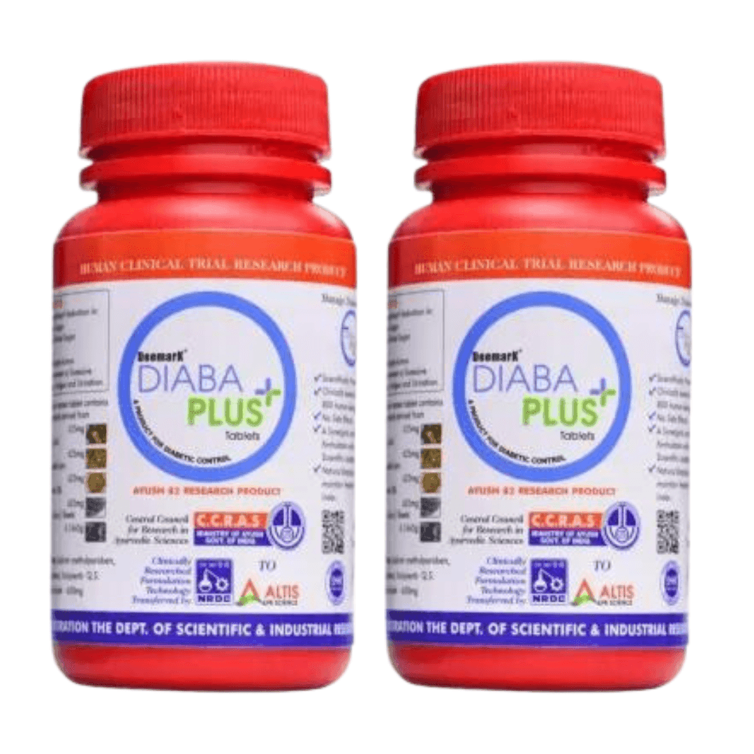 Deemark Diaba Plus Tablets - 30 Caps (Pack of 2)
